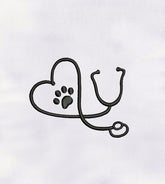 Doctor Stethoscope Machine Embroidery Design