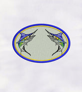 Marvelous Marlin Fish Embroidery Design