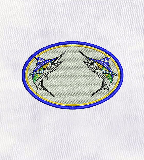 Marvelous Marlin Fish Embroidery Design