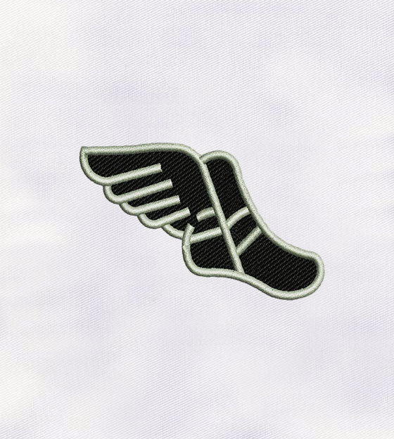 Flexible Flying Shoes Machine Embroidery Design