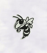 Black and White Honey Bee Embroidery Design