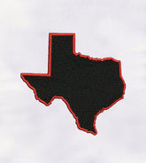 Texas Map Machine Embroidery Design