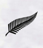 Symbol of New Zealand Silver Fern Embroidery Design