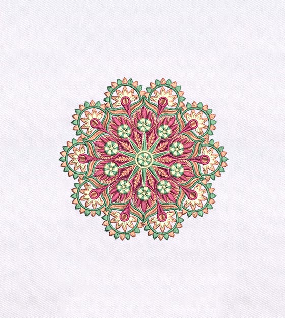 Magnificently Detailed Quilting Embroidery Design