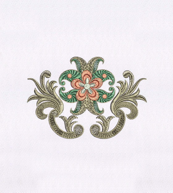 Beautiful Flower Centric Quilting Embroidery Design
