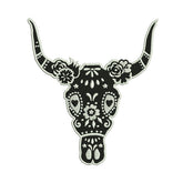 Cow Skull Embroidery Design