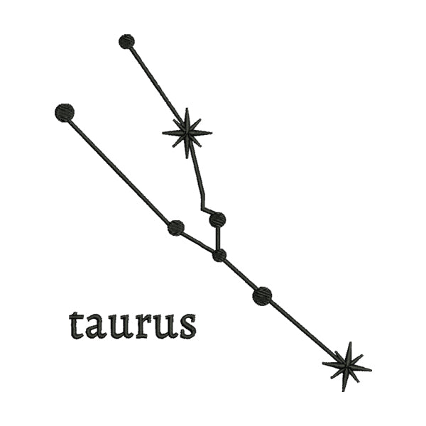 Astrology Star Sign Embroidery Design – Zodiac