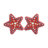 Red Star Embroidery Design