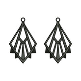 Geometric Earrings Embroidery Design