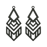 Long Earrings Embroidery Design