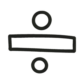 Divide Sign Embroidery Design