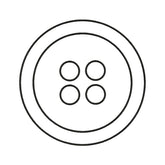 Four Hole Button Embroidery Design