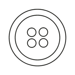 Four Hole Button Embroidery Design