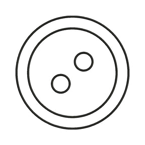 Two Hole Button Embroidery Design
