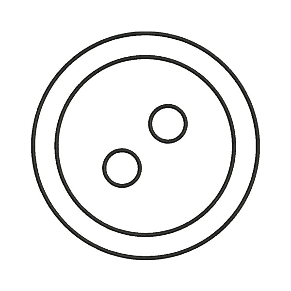 Two Hole Button Embroidery Design