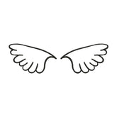 Cupid Wings Embroidery Design