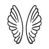 Unicorn Wings Embroidery Design