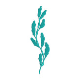 Seaweed Embroidery Design – Cyan Sea-Green Marine Plant Machine Embroidery File