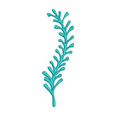 Long Seaweed Embroidery Design