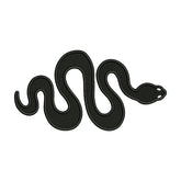 Snake Silhouette Embroidery Design