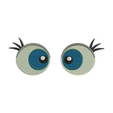 Looking Forward Eyes Embroidery Design
