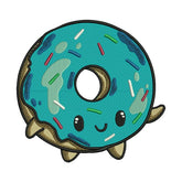 Cute Donut Embroidery Design
