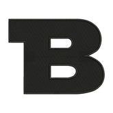 B Letter Alphabet Embroidery Design