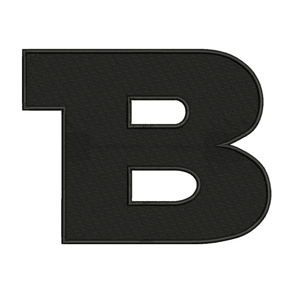 B Letter Alphabet Embroidery Design