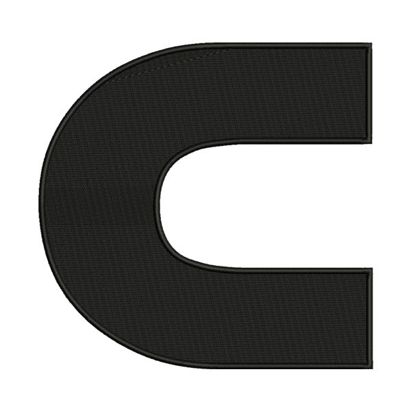 C Letter Alphabet Embroidery Design