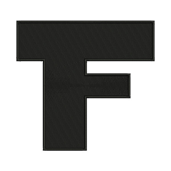 F Letter Alphabet Embroidery Design – Bold