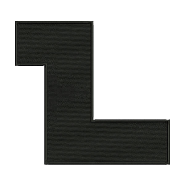 L Letter Alphabet Embroidery Design – Monogram