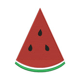 Watermelon Triangle Shaped Cut Fruit Embroidery Design
