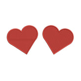 Romantic Heart Eyes Embroidery Design