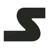 “S” Letter Embroidery Design – Star Wars Font Machine Embroidery File
