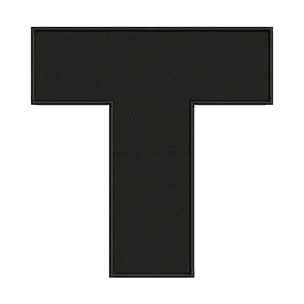 “T” Letter Embroidery Design – Star Wars Font Machine Embroidery File