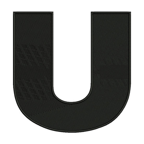 “U” Letter Embroidery Design – Star Wars Font Machine Embroidery File