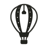 Fascinating Hot Air Balloon Silhouette Embroidery Design