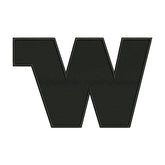 Wondrous W Letter Alphabet Embroidery Design