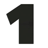 Number One Star Wars Font Embroidery Design