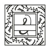 Floral Portrait with Treble Clef Embroidery Design