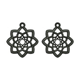 Stellar Star Earrings Embroidery Design