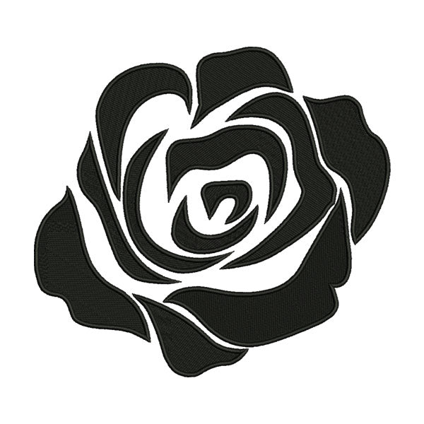 Romantic Rose Flower Embroidery Design