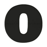 Number 0 Embroidery Design – Sports Jersey Number Patch