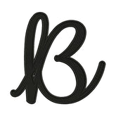 Script Calligraphy Alphabet Font Embroidery Design – Uppercase