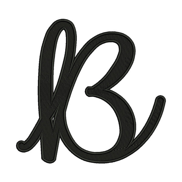Script Calligraphy Alphabet Font Embroidery Design – Uppercase