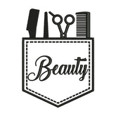 Beauty Hair Stylist Embroidery Design