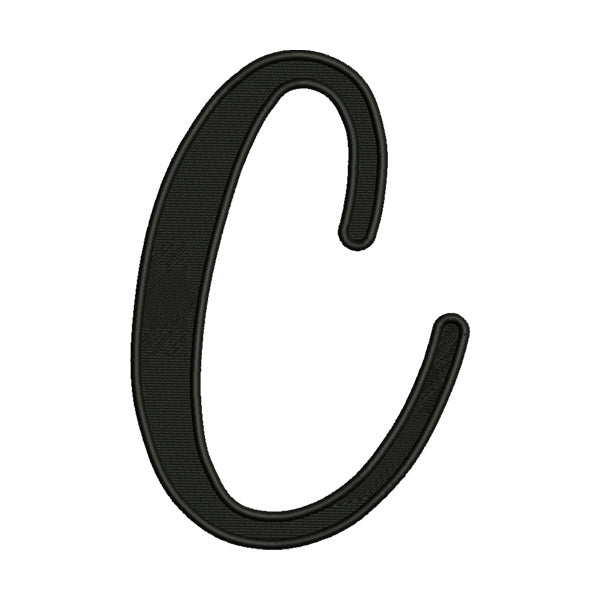 Script Calligraphy Monogram Font Embroidery Design