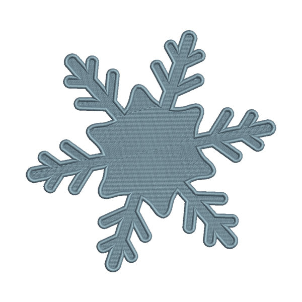 Snowflake Embroidery Design – Winter Frozen Machine Embroidery File