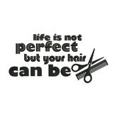 Hair Quote Embroidery Design