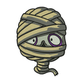 Fascinating Mummy Face Halloween Embroidery Design